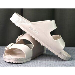 New! Size: 10 Men/12 Women | Birkenstock Arizona EVA Slide Sandal | Eggshell